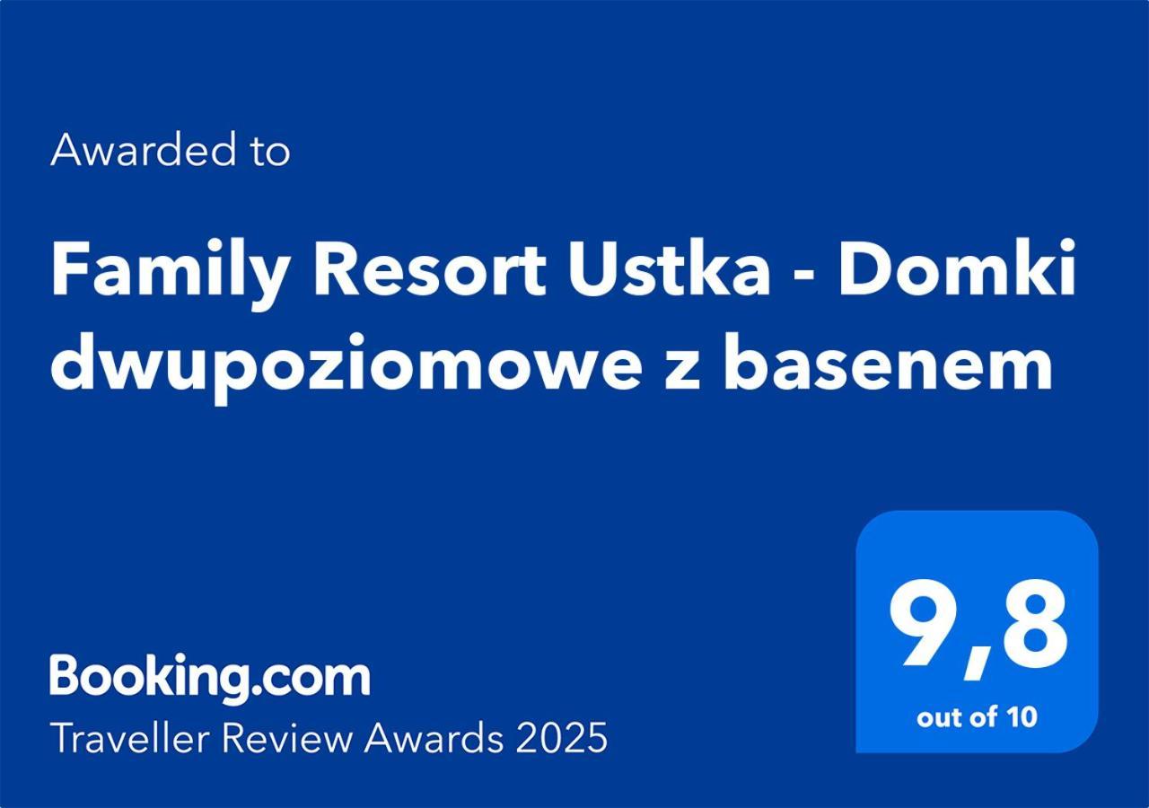 Family Resort Ustka - Domki Dwupoziomowe Z Basenem 外观 照片